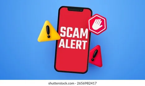 演艺通告诈骗警示标志,提醒识别虚假信息